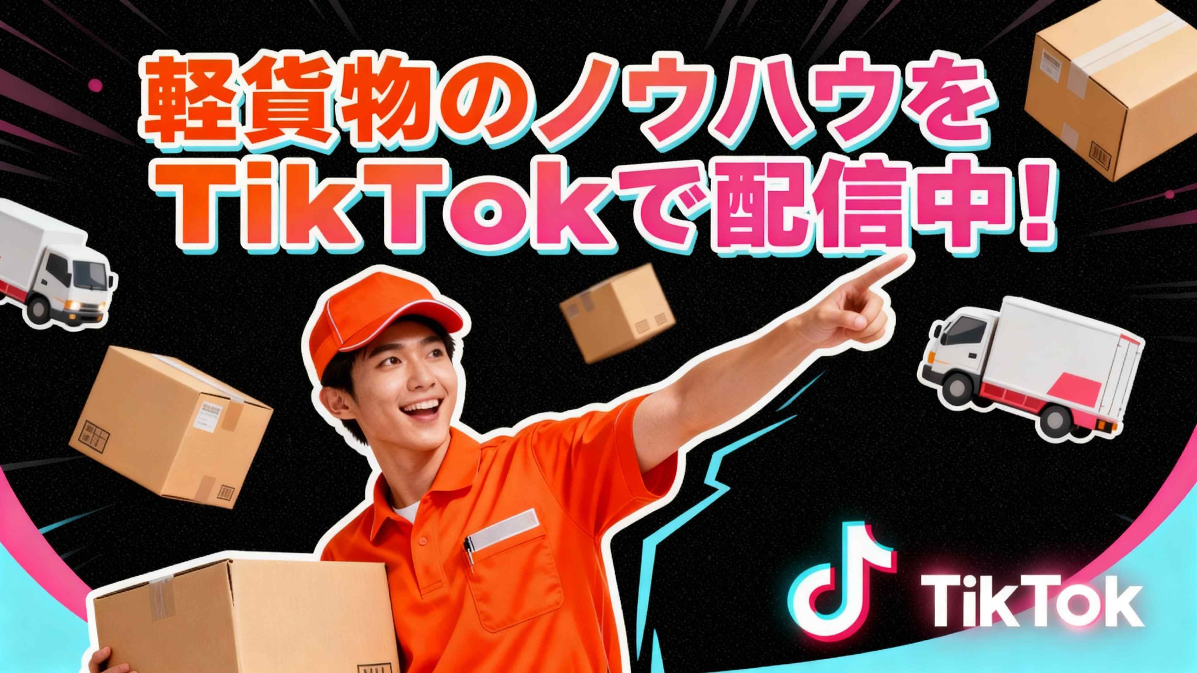 軽貨物のノウハウをTikTokで配信中！